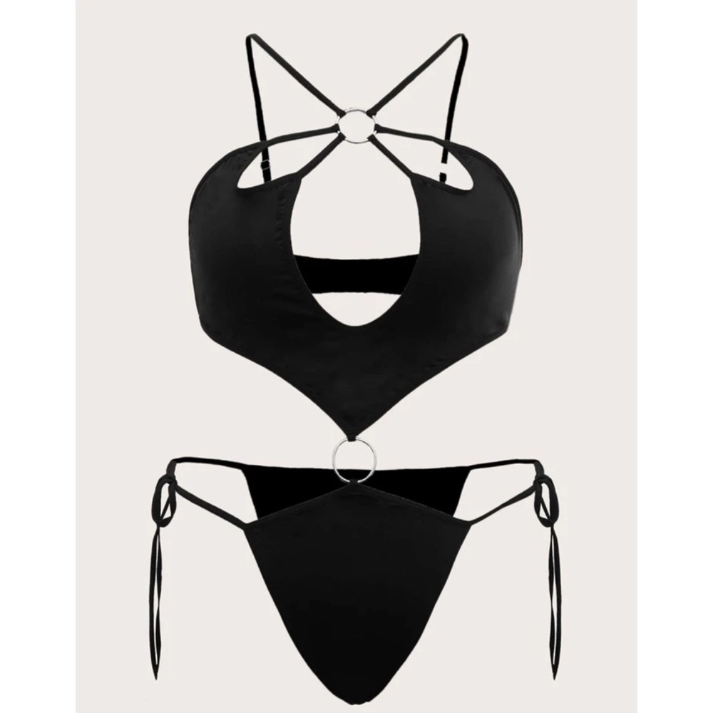 O-ring strappy bodysuit size 1x/2x